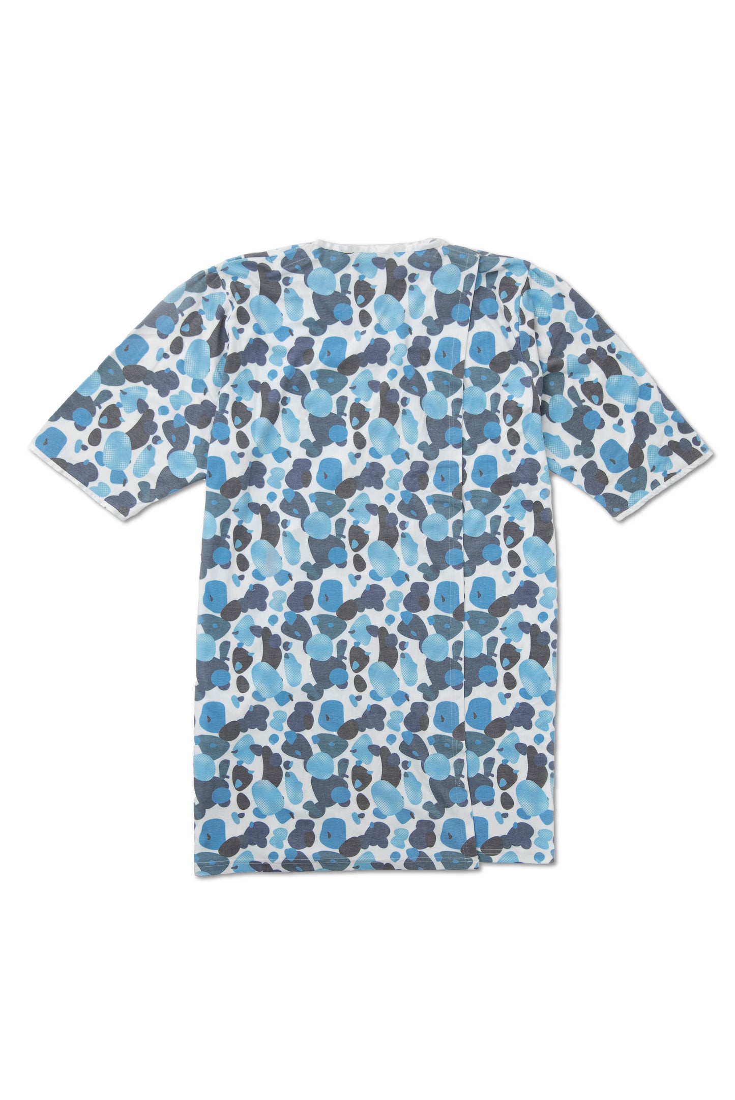 Hospital Gown for Women, Open-Back, Short Sleeves | Adaptive Clothing
