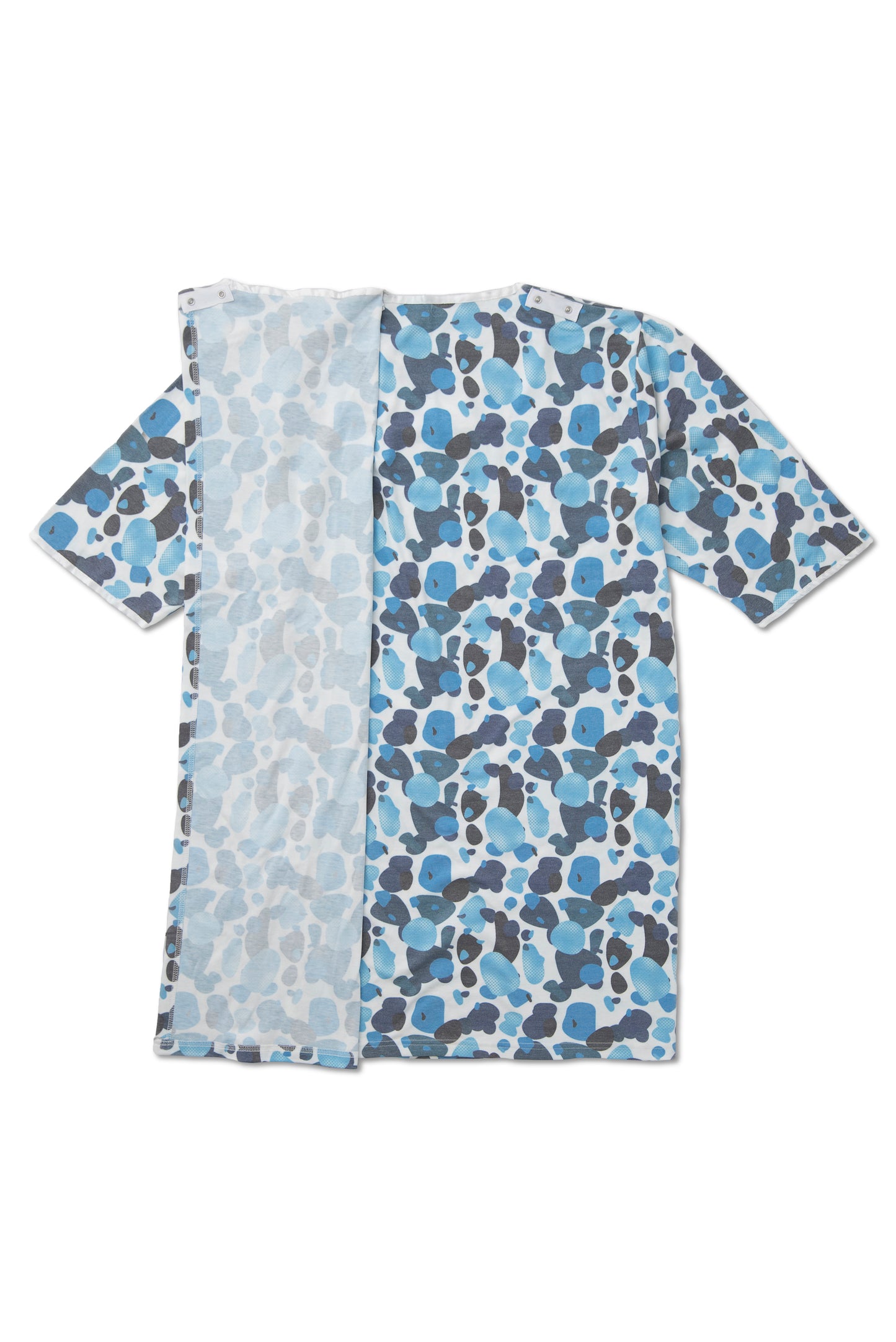 Hospital Gown for Women, Open-Back, Short Sleeves | Adaptive Clothing