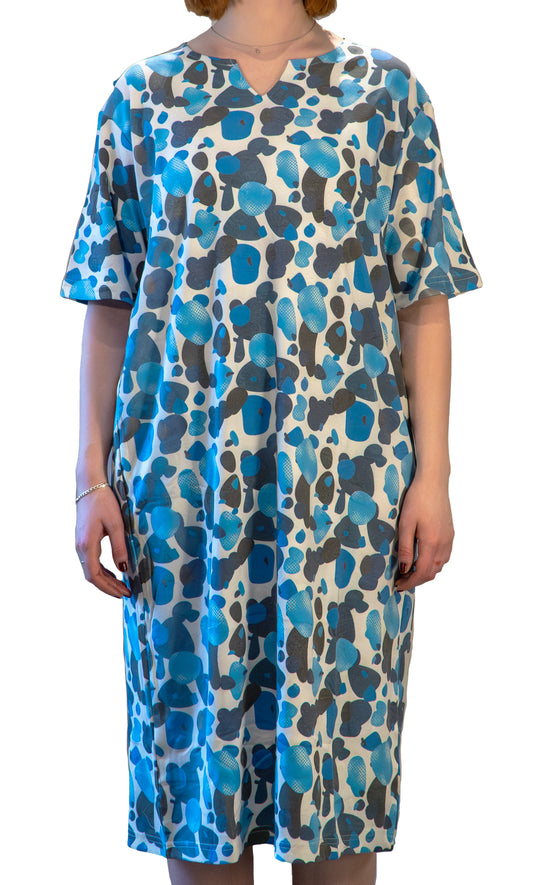 Women's Open Back Gown | Adaptive Clothing for Home & Hospital