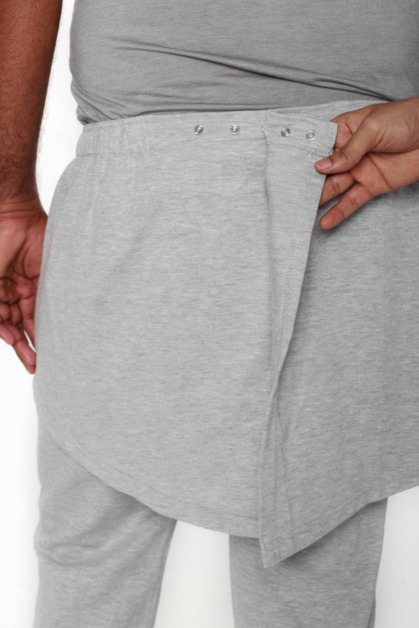 Unisex Open Back Fleece Adaptive Pants | For Men & Women