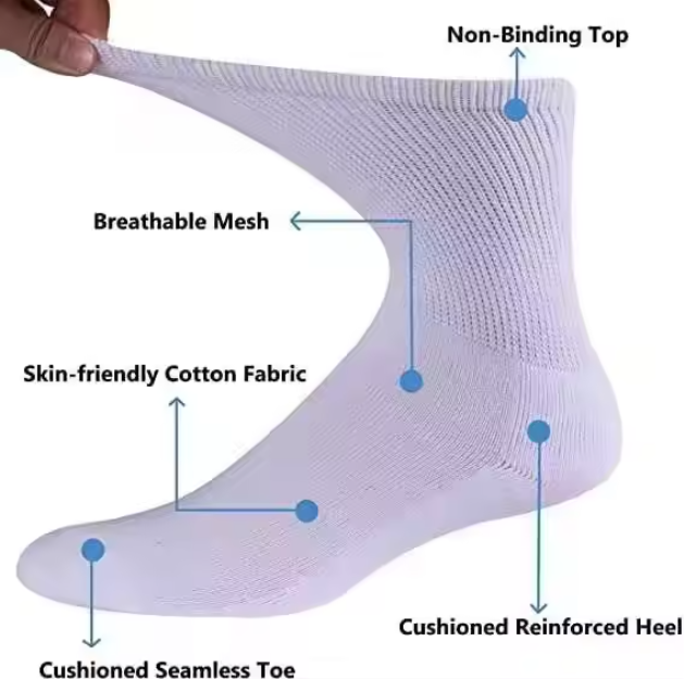 Diabetic Socks for Men and Women | Comfortable & Breathable