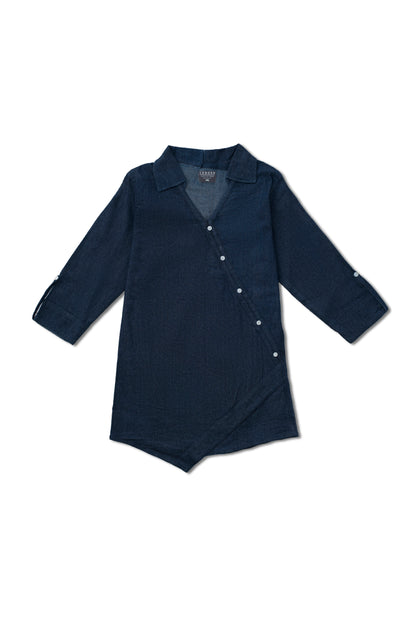 Open Back Denim Top | Adaptive Clothing for Women