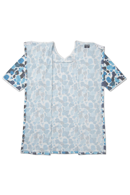 Hospital Gown for Women, Open-Back, Short Sleeves | Adaptive Clothing
