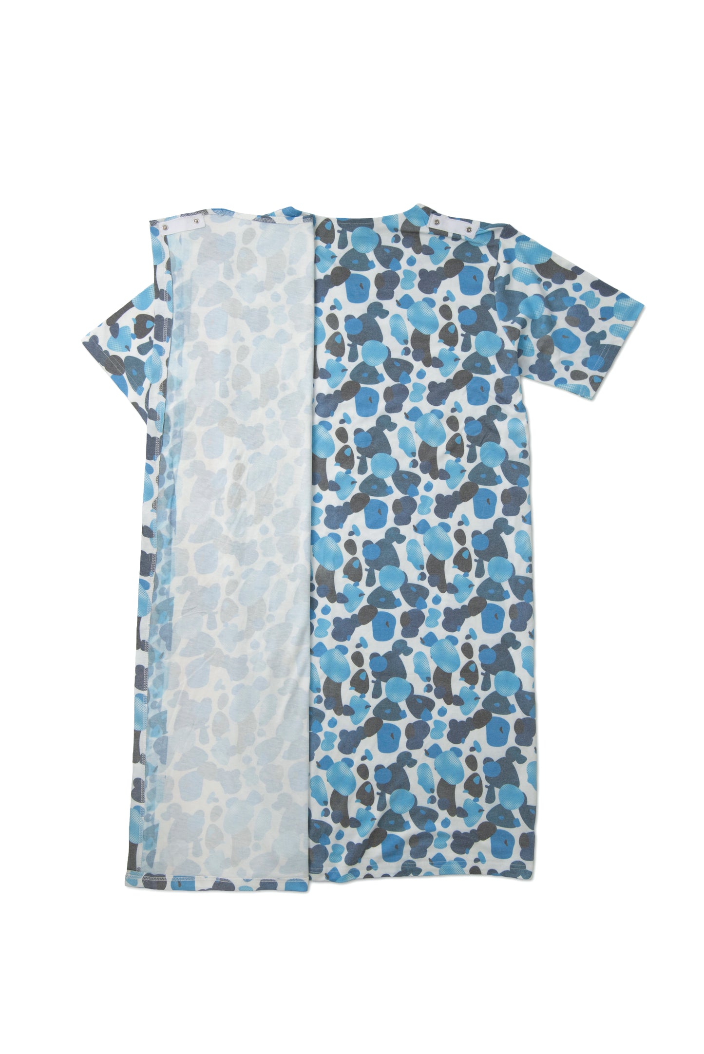 Women's Open Back Gown | Adaptive Clothing for Home & Hospital