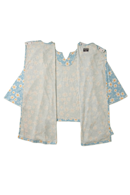 Women’s Floral Top | Open Back Adaptive Clothing