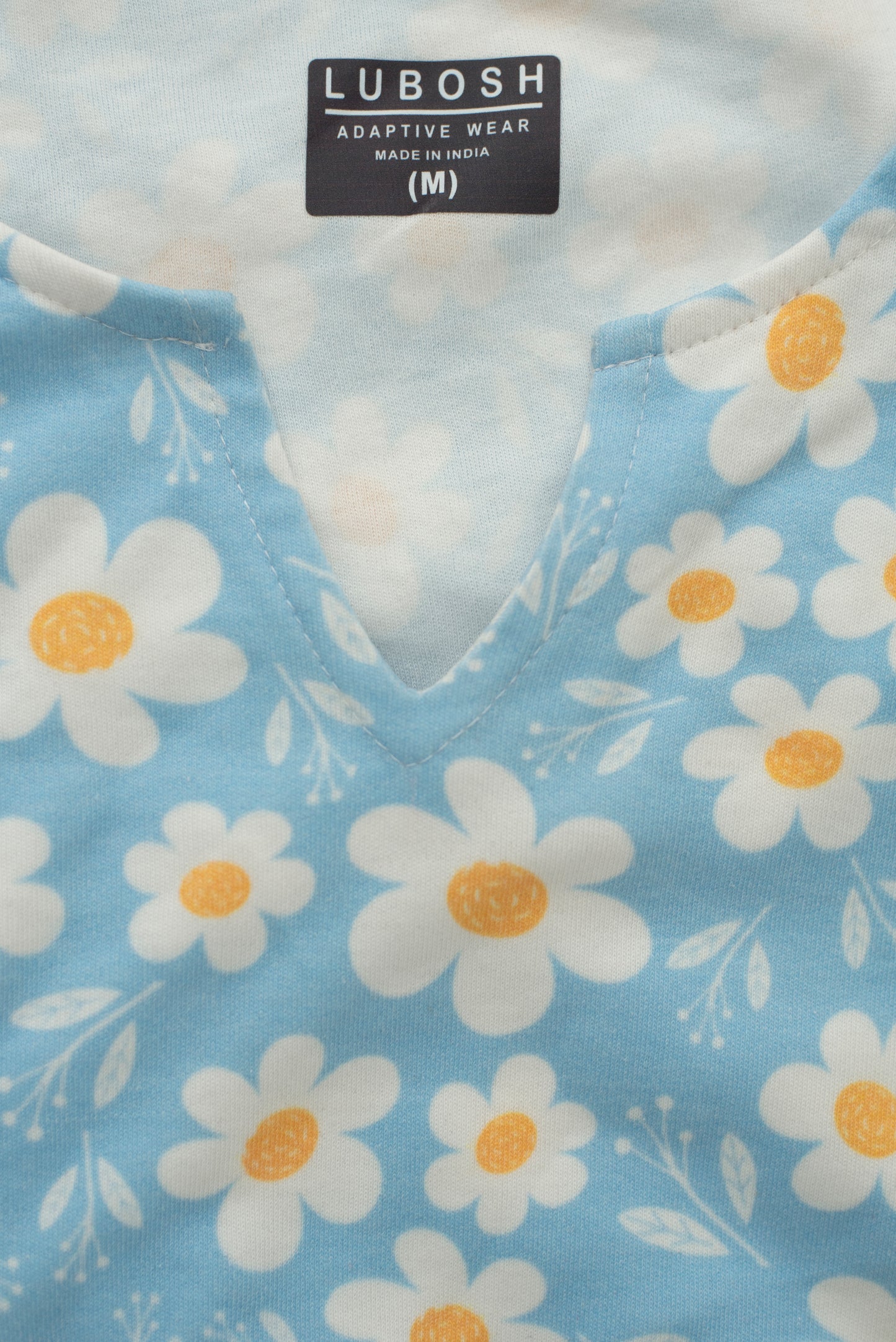 Women’s Floral Top | Open Back Adaptive Clothing