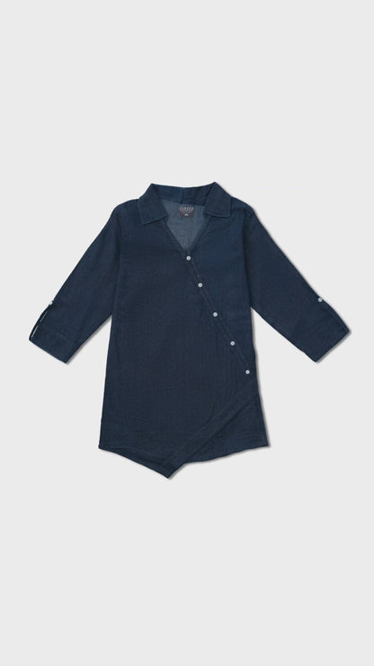 Open Back Denim Top | Adaptive Clothing for Women